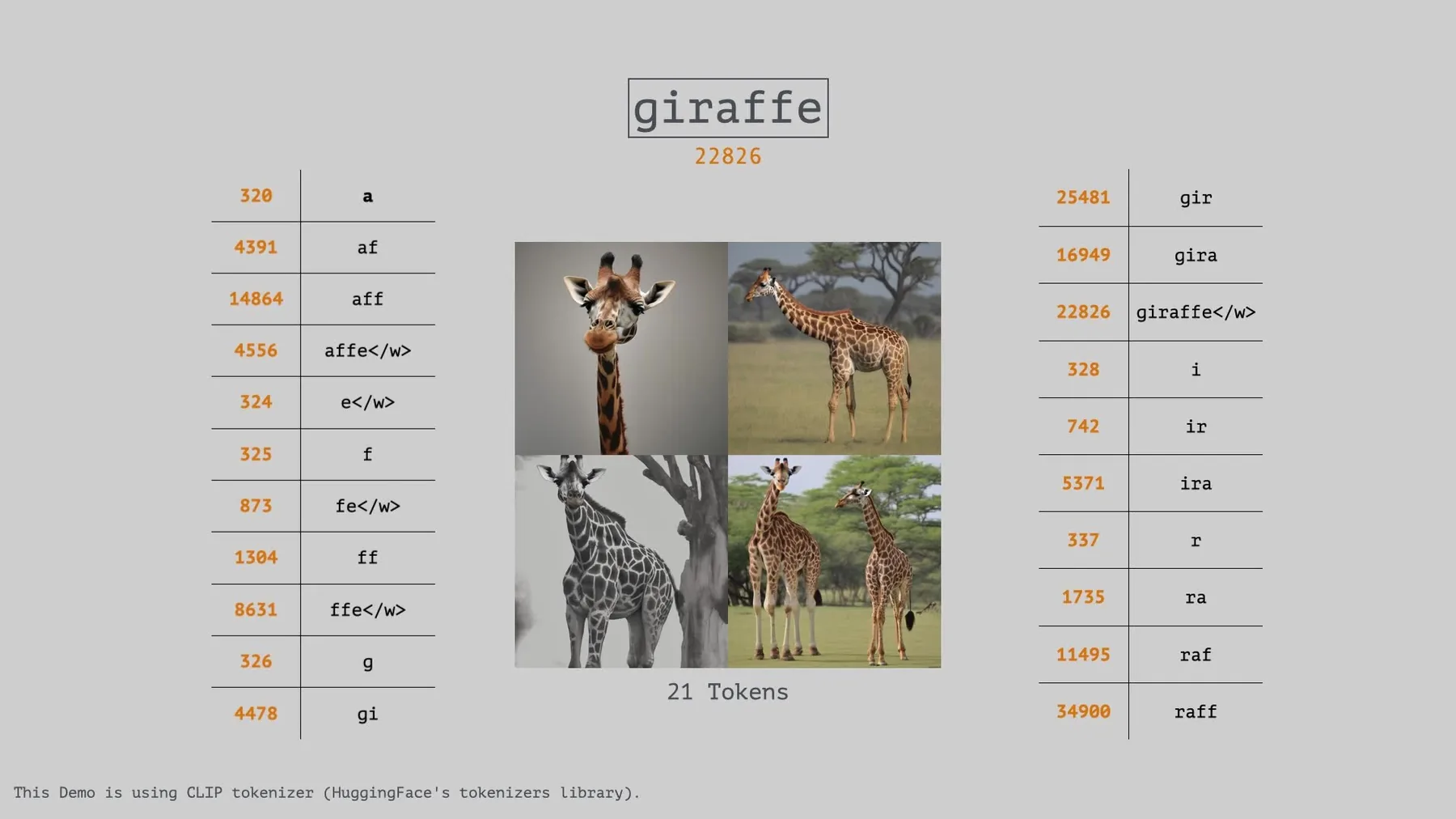 51 Ways to Spell the Image Giraffe — 3