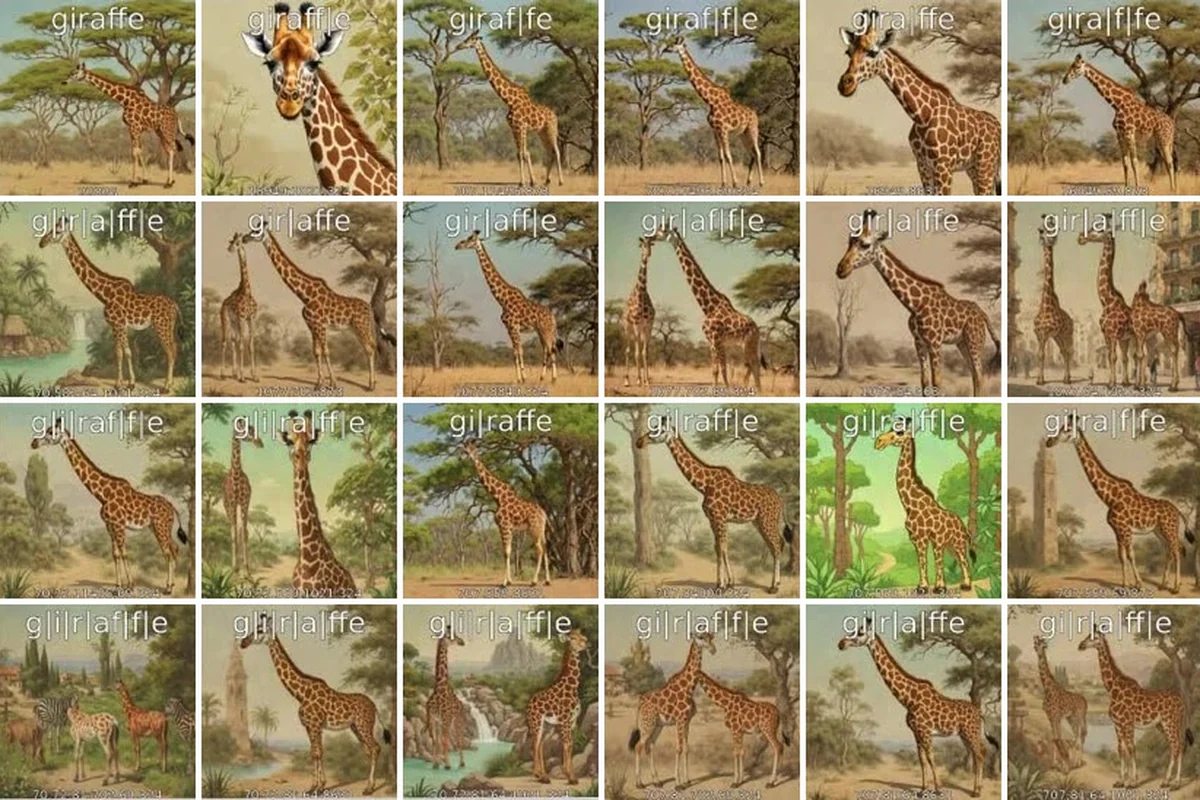 51 Ways to Spell the Image Giraffe (2025), Künstlerische Forschung, Vortrag von Ting-Chun Liu